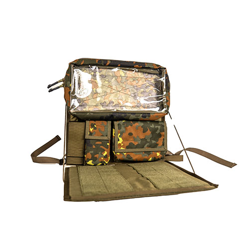 GTS Tripod Organizer pitää varusteet järjestyksessä ja helposti saatavilla, mikä parantaa keskittymistä ja tehokkuutta kilpailuissa ja kenttätyössä.